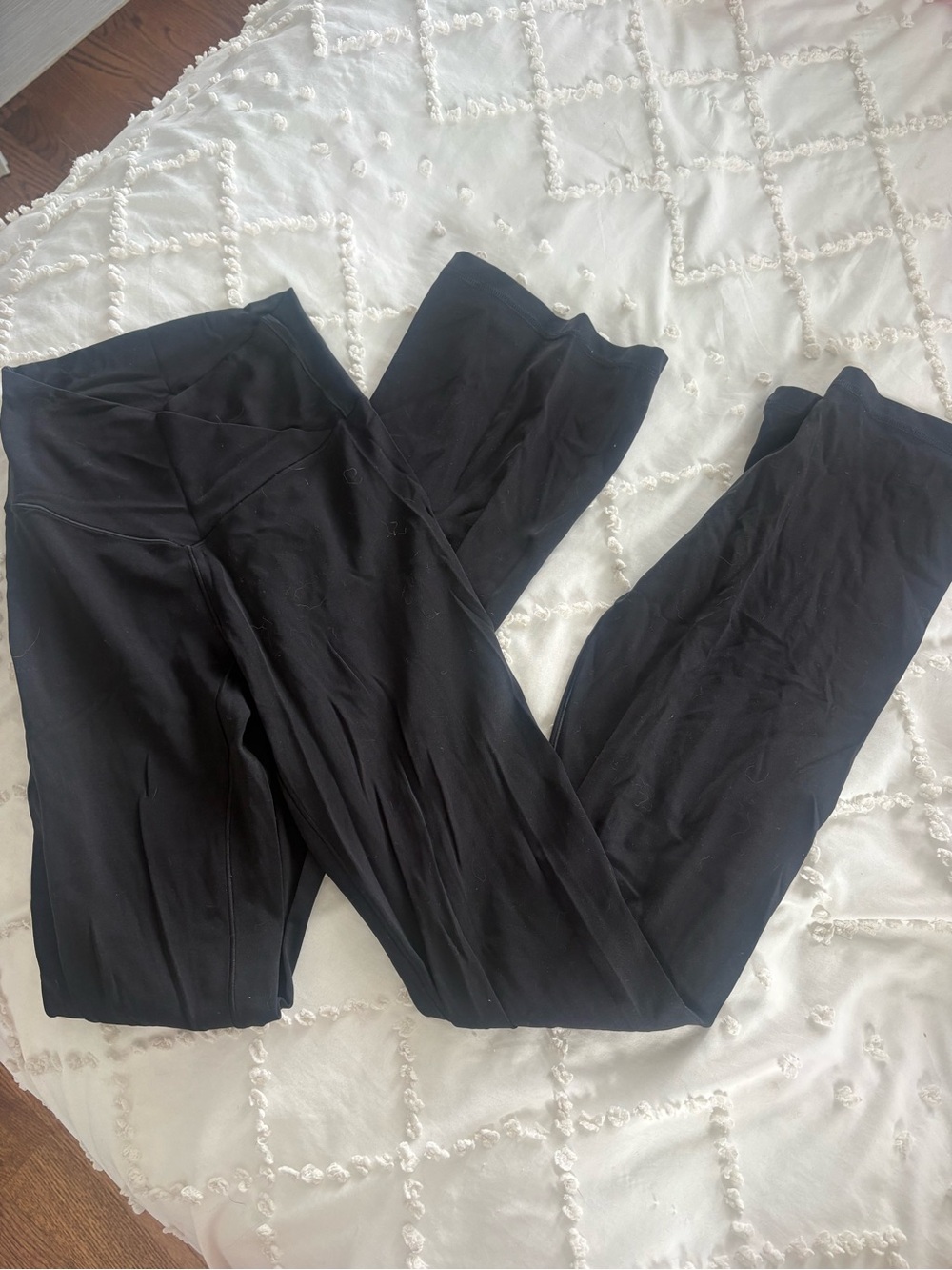 Aerie Women's Black flare leggings